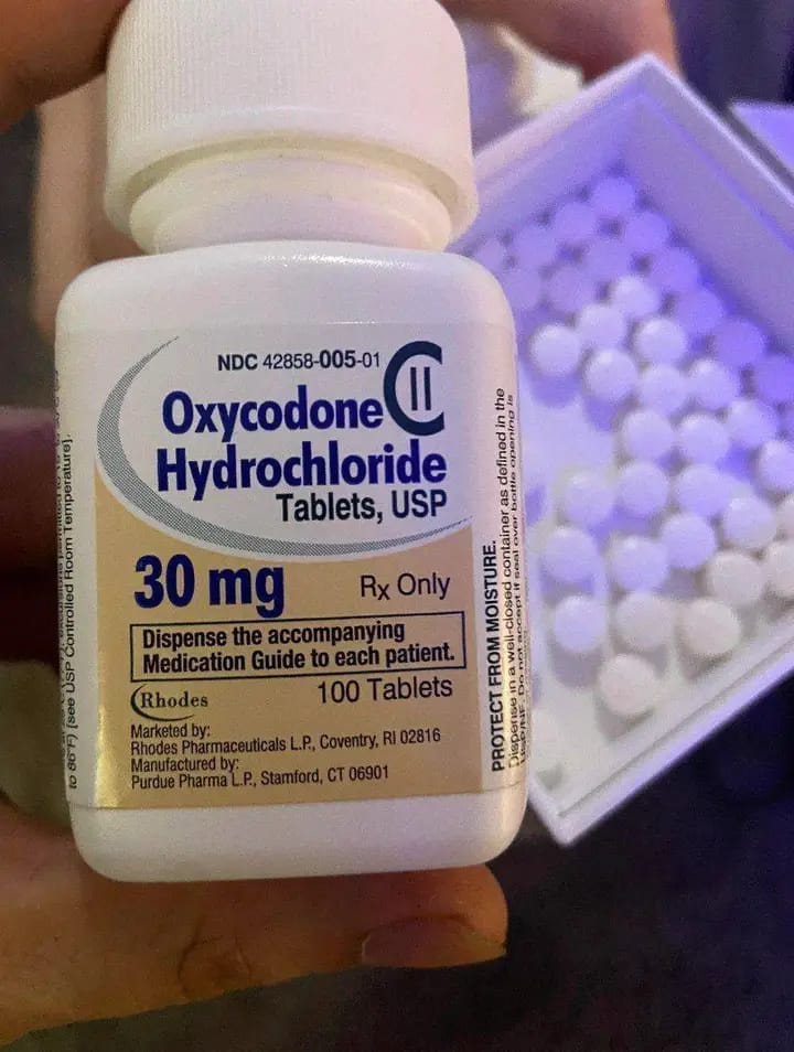 Oxycodone Hydrochloride 30mg
